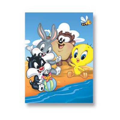 Convite Baby Looney Tunes